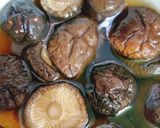 Hình bước làm 3 của món Cải thìa xốt nấm đông cô