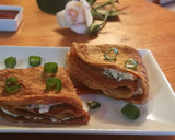 Foto del paso 12 de la receta: Crepes salados rellenos con queso y mermelada de pimientos - sin