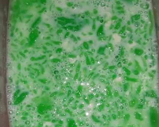 Puding cendol susu milo - Step 3