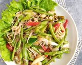 Foto langkah ke 4 dari resep Tumis buncis jamur enoki.