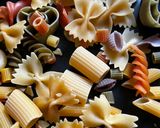 A picture of step 1 of Red Pasta with Cheese and Basil.