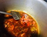 A picture of step 3 of Alu Tahari (Aloo rice).