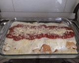 Foto del paso 15 de la receta: Canelones en masa de panqueque rellenos de choclo y champiñón ❤️🌽
