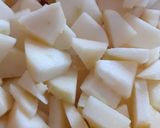 A picture of step 2 of Khati meethi fruit chat.