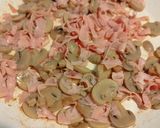 Gombás pestos penne gluténmentesen recept fázis 3 fotója