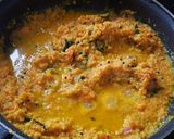 A picture of step 4 of Carrot thoran (kerala style).