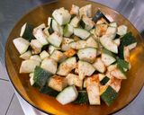 Une image de l'étape 5 de Purée de courgette aux épices et persil.