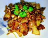 รูปขั้นตอนการทำที่ 3 ของ หมูทอดกระเทียมกรอบ