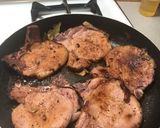 A picture of step 2 of Smoked Pork Chops with White Rice.