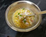 A picture of step 1 of Egg Paratha.