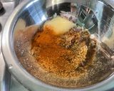 A picture of step 7 of Chicken Marinated with Two Mustards, Potatoes, and Spices.