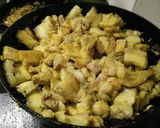 A picture of step 6 of Mi Quang with Shrimp and Pork.