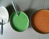 A picture of step 5 of Tricolour panacota.