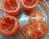 Töltött paradicsom és paprika recept fázis 2 fotója