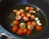 Pas rețetă Spaghetti cu vongole și roșii cherry 1 fotografie