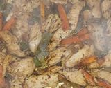A picture of step 4 of Spicy chicken strips.