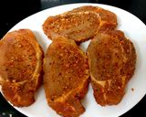A picture of step 1 of Spanish Seasoned Pork Loin Steaks.