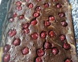 Meggyes krémsajtos brownie recept fázis 6 fotója
