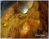 A picture of step 8 of Lobsters Curry.