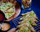 ચીઝ કોર્ન ગાર્લીક બ્રેડ (Cheese Corn Garlic Bread Recipe in Gujarati) રેસીપી સ્ટેપ8ફોટો