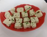 A picture of step 4 of Spiced paneer/ cottage cheese (paneer with twist of Indian spices).