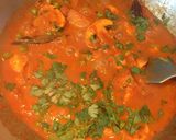 A picture of step 9 of Matar Mushroom Masala.