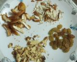 A picture of step 2 of Umm Ali with left over bread corners.