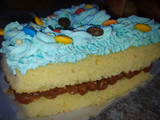 Mini torta letra A