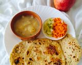 A picture of step 5 of TAPIOCA FLOUR Paratha 😋 With Potato sabji.
