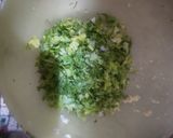 A picture of step 1 of Besan Cheela.