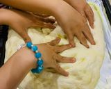 Hình bước làm 6 của món Vào bếp cùng con: foccacia siêu ngon siêu dễ, không cần nhồi bột