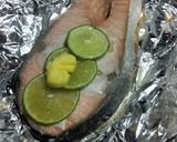 A picture of step 2 of Creamy Lemon Baked Salmon.
