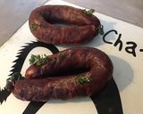 Une image de l'étape 5 de Chorizo noir de Bigorre grillé au thym frais et ail en chemise.