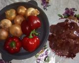 Pas rețetă Ficăței cu sos și cu legume nr.01 1 fotografie