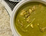 A picture of step 11 of Sohanjana and chicken in coconut green curry.
