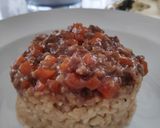 Foto langkah ke 3 dari resep Nasi Tim Daging Rice Cooker.