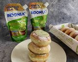 Foto langkah ke 8 dari resep Donat Matcha Discard Sourdough.