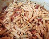 A picture of step 8 of Penne Alla Smirnoff.