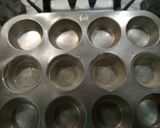 A picture of step 2 of Over Easy Ham & Cheese Cups!!.