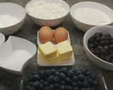 Foto del paso 1 de la receta Tarta soufflé de arándanos con requesón