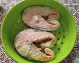 Foto del paso 5 de la receta: Salmón en vaporera y salsa de yogur casera