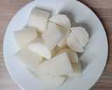 Hình bước làm 1 của món TÔM KHO CỦ CẢI (Japanese style)