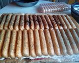 Kávés piskótás szelet recept fázis 3 fotója
