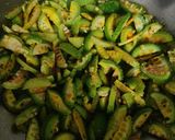 A picture of step 3 of Spiny Gourd Sabji.