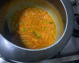 A picture of step 2 of Mangodi with rice.