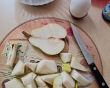 Foto del paso 1 de la receta: Mini tarta saludable de pera y cacao 🍐 🍐🍐🍐🍐🍐🍐