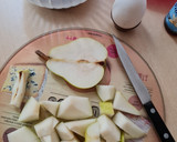 Foto del paso 1 de la receta: Mini tarta saludable de pera y cacao 🍐 🍐🍐🍐🍐🍐🍐