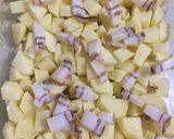 Pikáns Húsos-gombás-krumpli(Saslik újragondolva…) recept fázis 1 fotója