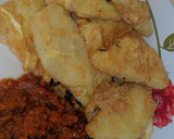 A picture of step 6 of Title: fried yam with sauce.