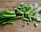 Foto del paso 4 de la receta: Bullabesa de salmón y gambones, con verduras del hortet